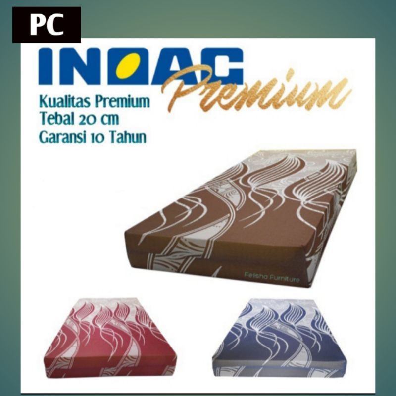 KASUR BUSA INOAC EOQ D20 yellow (Size:160x200x20 - 180x200x20cm) JAPAN