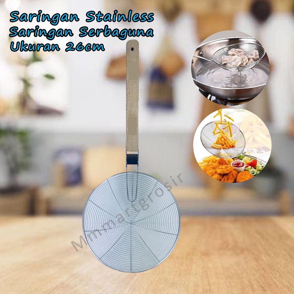 Saringan / Saringan Stainless / Saringan Serbaguna / 26cm