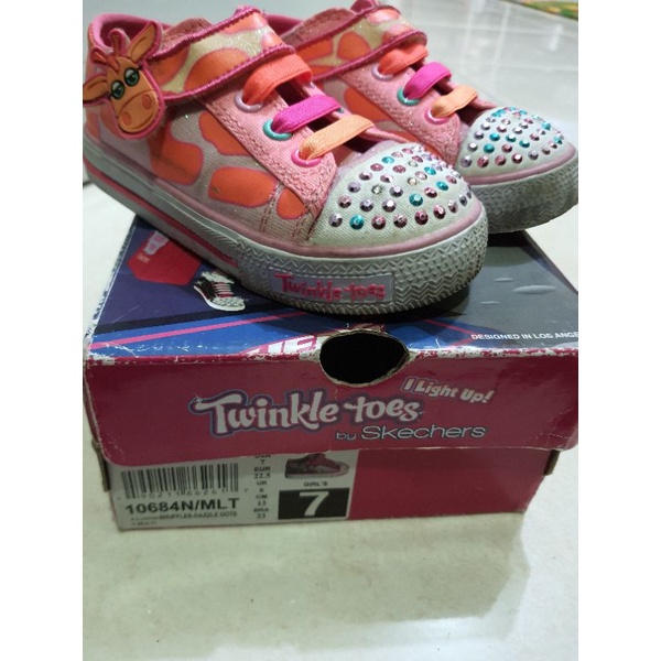 Preloved Sepatu Anak Twinkle Toes bySkechers