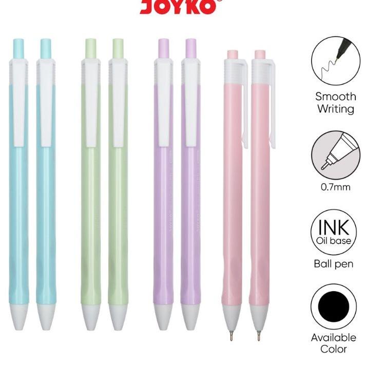 

5l5Kz--Pulpen Joyko BP-342 bolpen BP-338 Pen Vokus Ballpoint Vokus PTL 12pcs