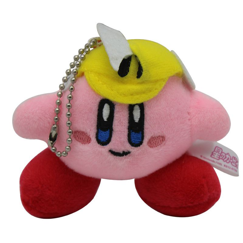 12 cm Kirby Waddle Dee Mainan Mewah Liontin Boneka Lembut Gantungan Kunci Ins Hadiah