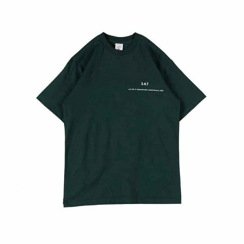 UNKL 347 HC RWB Dark Green Heavy Cotton T-Shirt
