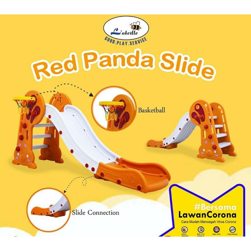 Garansi Resmi Red Panda Slide / Kangaroo Slide Perosotan Anak Slide Murah Kado Anak Labeille Perosot