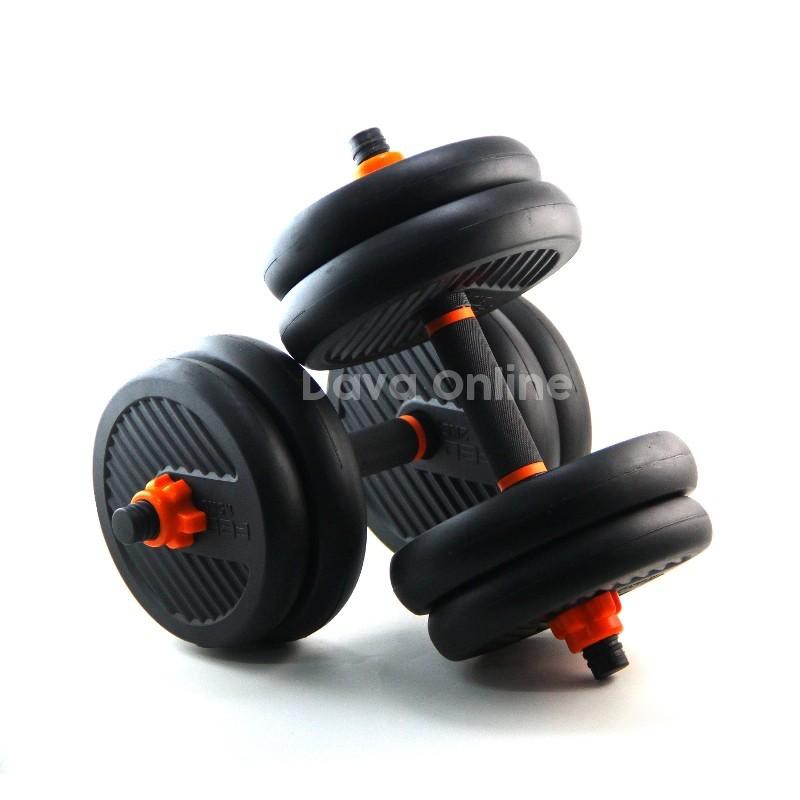 DUMBBELL-BARBEL MURAH 4 IN 1 F210 BEBAN 15 KG HARGA MURAH FREE PUSH UP STAND COCOK UNTUK KEBUGARAN - TEKNO KITA