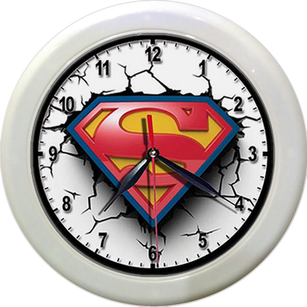 JAM DINDING SUPERMAN 3   (DIAMETER 30CM)