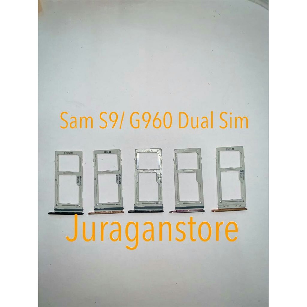 SIMLOCK SIMTRAY TEMPAT SIMCARD SAMSUNG GALAXY S9 G960 DUAL SIM