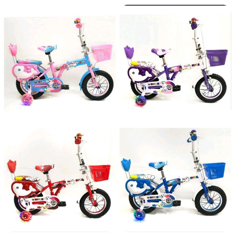 Sepeda lipat anak 16 inch kouan