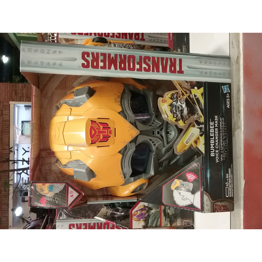 transformers the last knight bumblebee voice changer mask