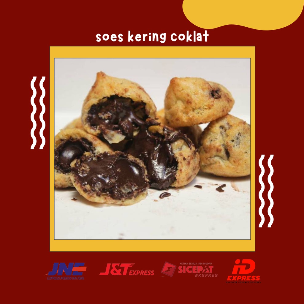 

Soes kering coklat