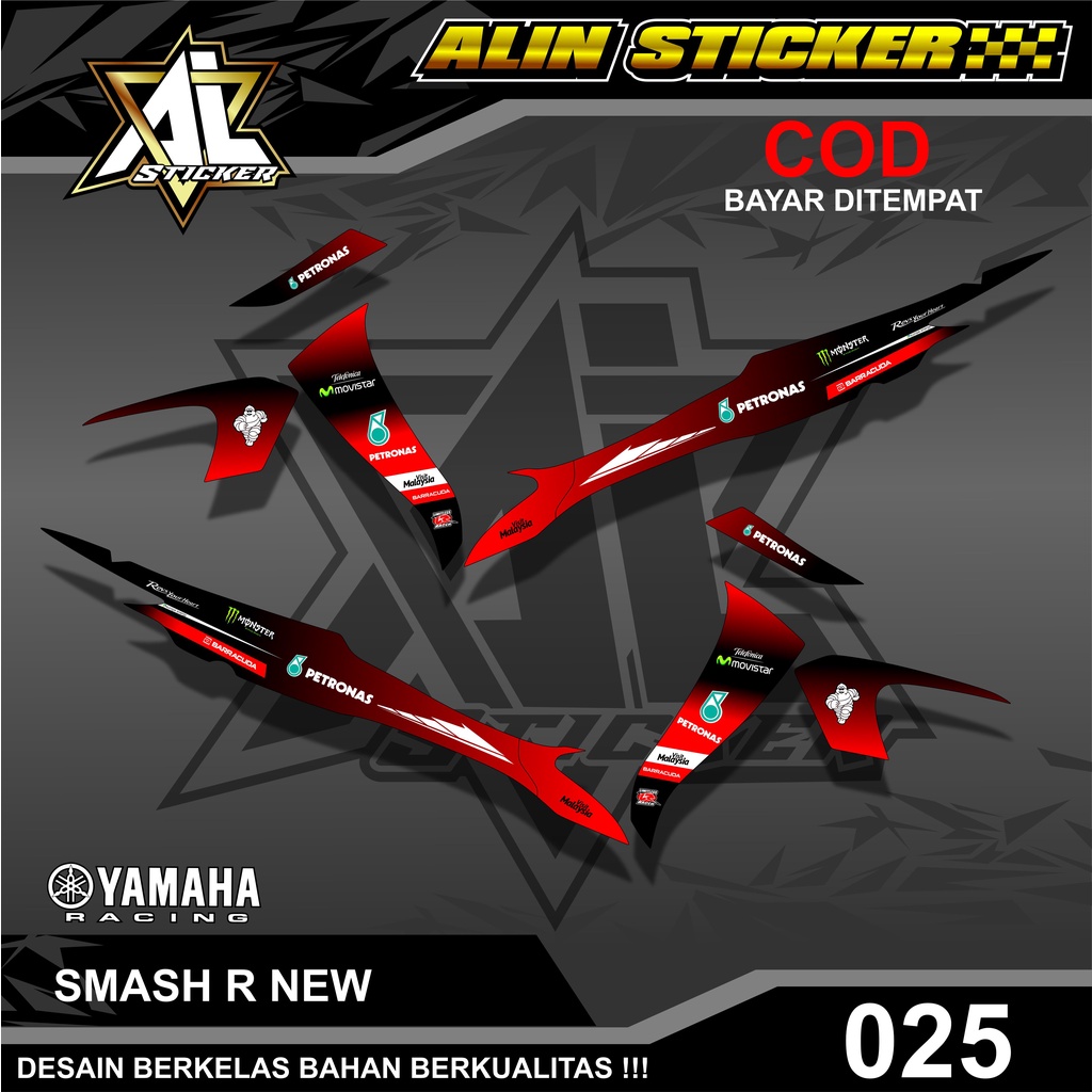 025 Sticker Striping List Variasi PETRONAS Smash R New