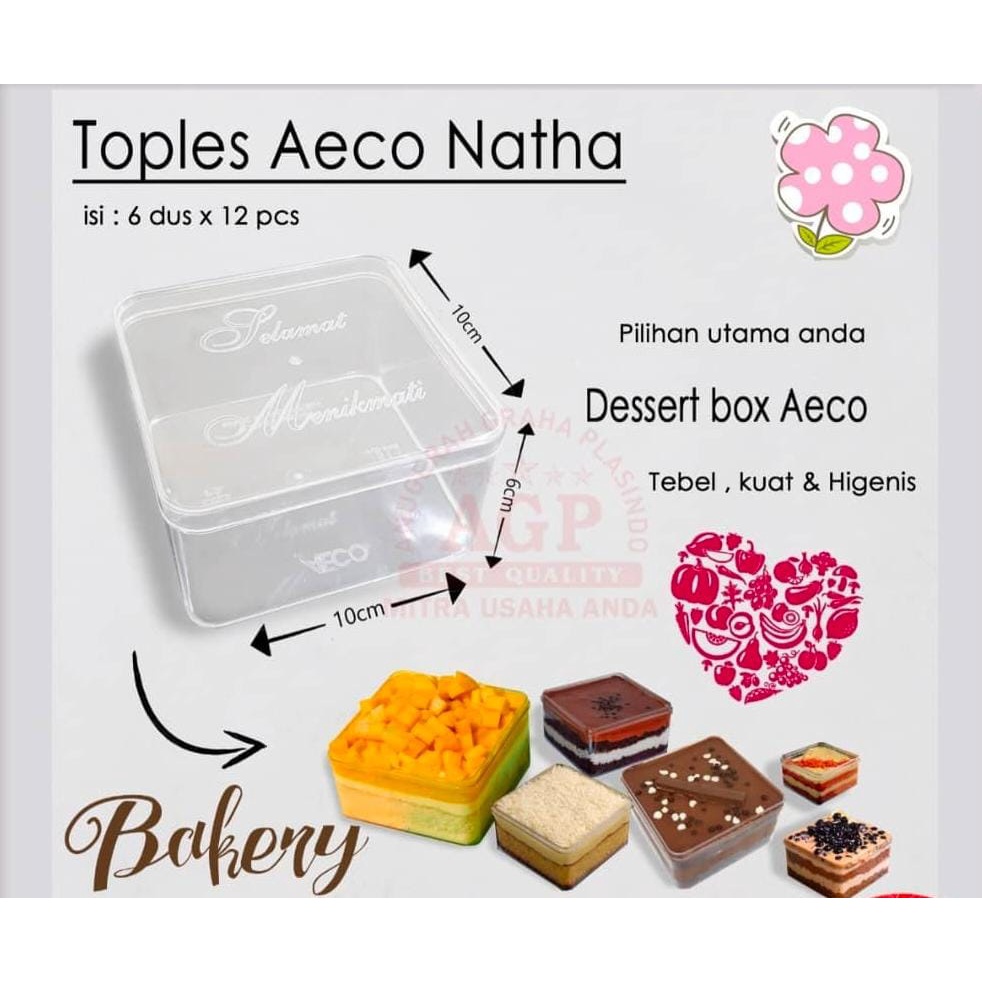 TOPLES AECO NATHA / DESSERT BOX / TOPLES KUE KERING / TOPLES NASTAR KOTAK