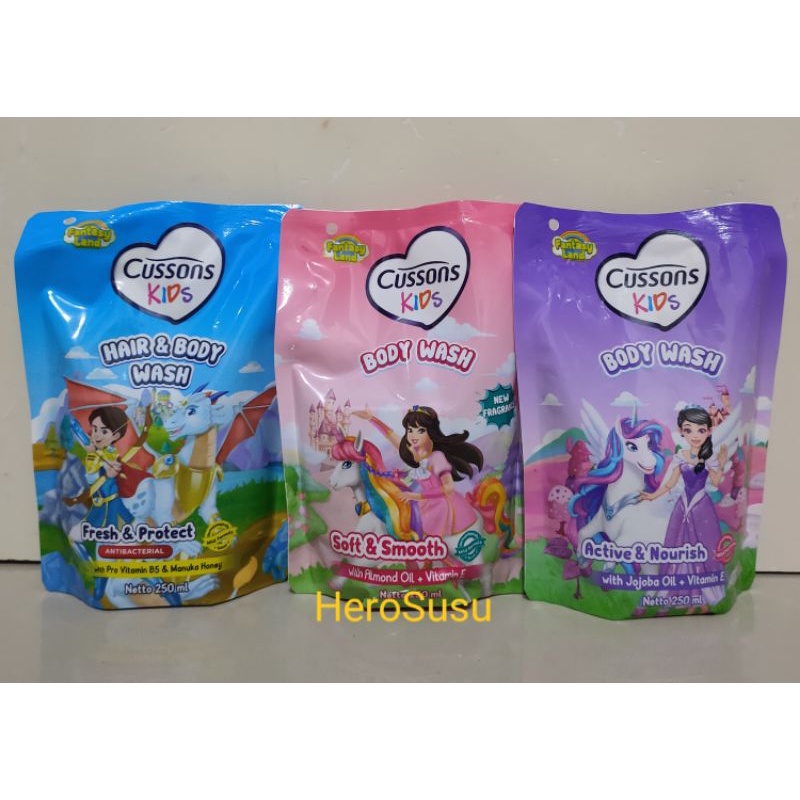 Cussons Kids Hair&amp;Body wash Refill 250ml