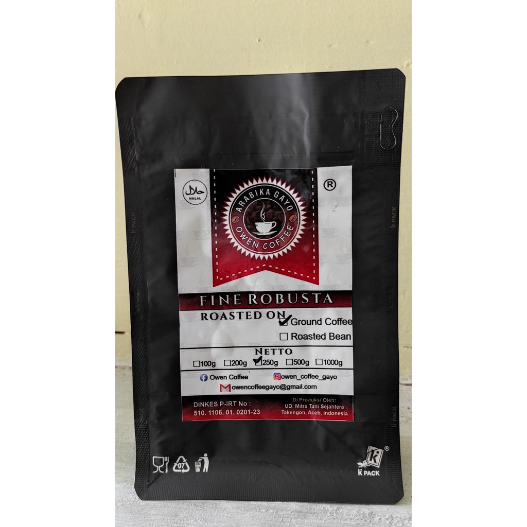 

House Blend Arabika 30% Robusta 70%-Roasted Beans 1Kg