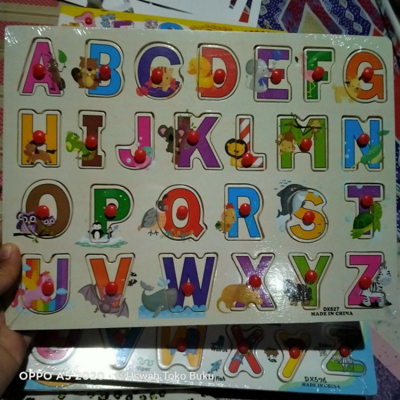 Puzzle Abjad Huruf Besar