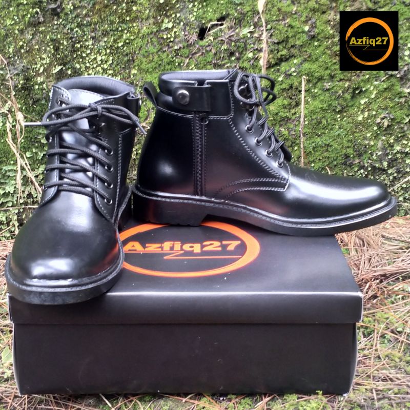 Sepatu Pdh Tni Polri Security Dop Terbaru Original Resleting Merk Azfiq27 #2