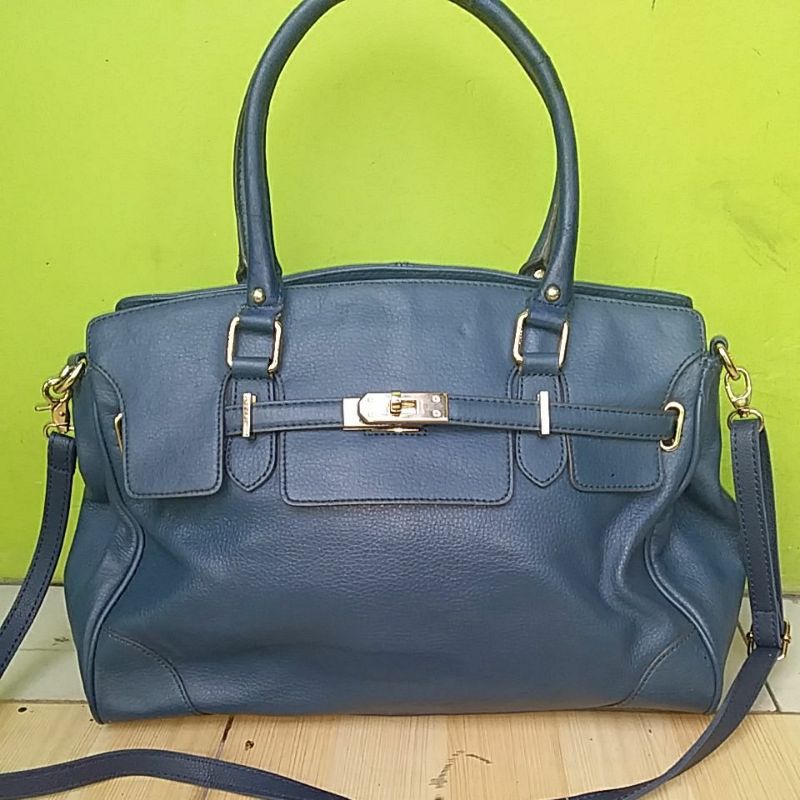 (nego) Tas sling kulit mantul ala herme brand sisley