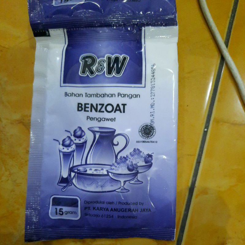 

PENGAWET KUE BENZOAT