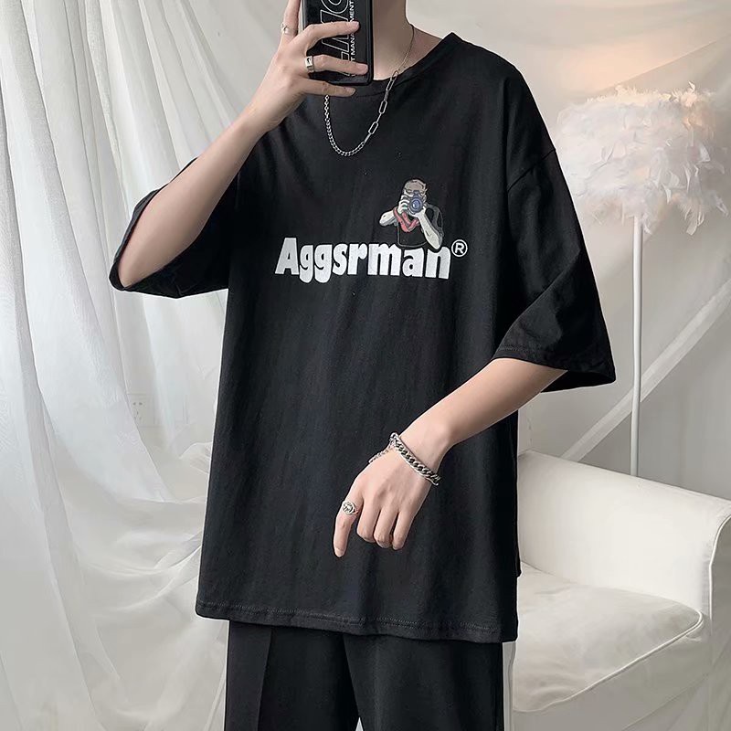 DT620 FLASH T-SHIRT FASHION EDITING AGGSRMAN ,2022 TERBARU KAOS PRIA DAN WANITA,KAOS UNISEX,T-SHIRT LENGAN PENDEK,KATUN 100%