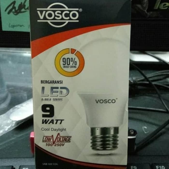 Vosco 9 Watt Lampu Bohlam LED 9 watt Garansi 1Tahun Vosco ORIGINAL VOSCO MURAH TERANG