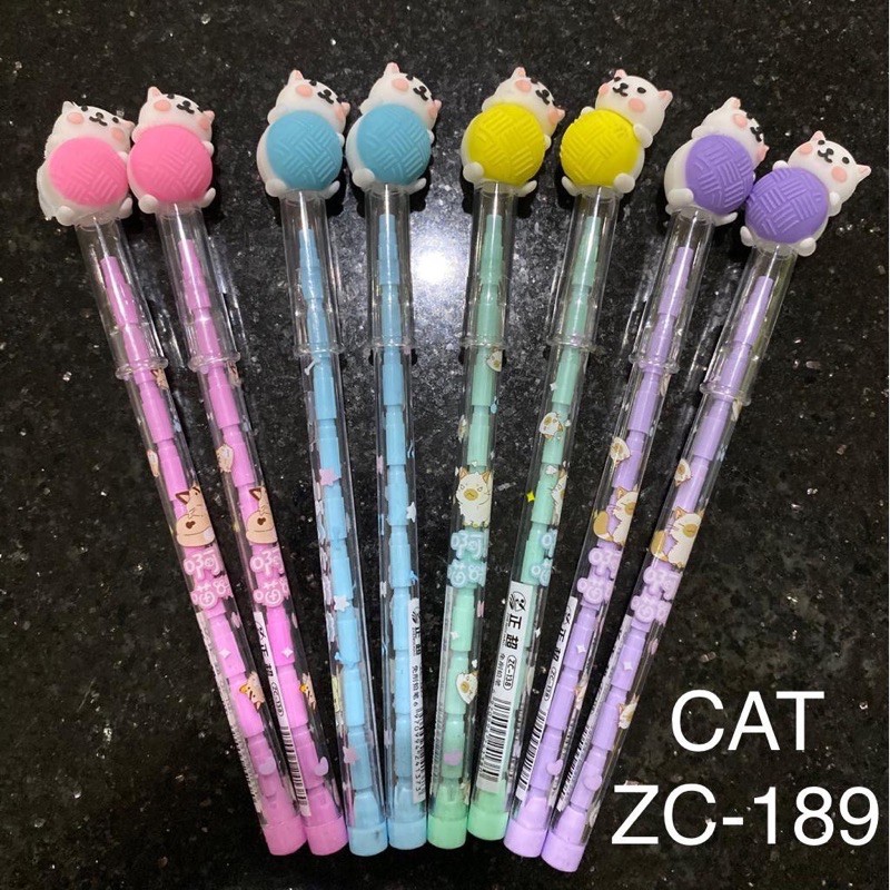 

PENSIL BENSIA CABUT SUSUN / PENSIL KEPALA KARAKTER KUCING LUCU