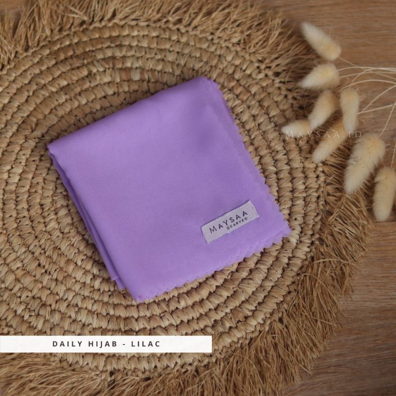 Katalog DAILY HIJAB SQUARE/ POLYCOTTON /Bella square-Lilac
