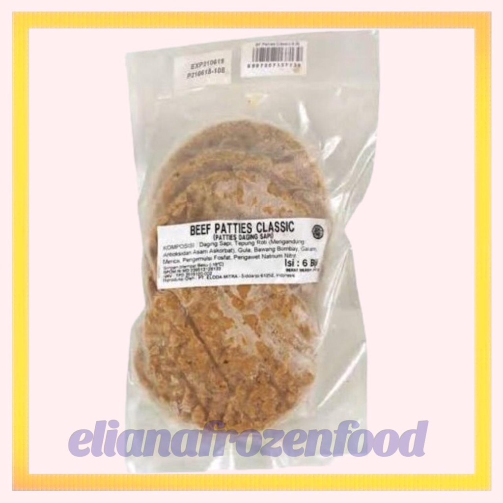 

BERNARDI BEEF PATTIES CLASSIC ISI 6 / BURGER PATTY 240 GR