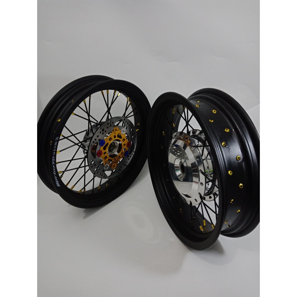 Velg Jari Jari Tapak Lebar 250 x 350 Ring 14 Bisa Tubeless -  Motor Vario 125 150 -