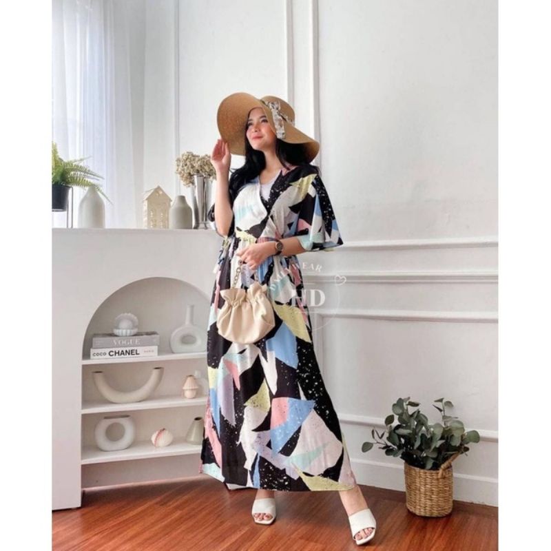 KAREEN DRESS / KIMONO DASTER DASTER BUSUI TALI SAMPING KANAN KIRI DASTER VIRAL