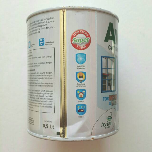 

Cat Minyak Kayu Besi Avian Interior Exterior Glossy dan Matt