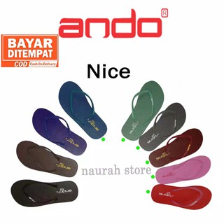  SANDAL  JEPIT WANITA ANDO  NICE TERBARU DIJAMIN 100 BARU 