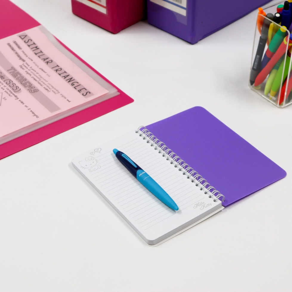 

[Store] Bantex Notebook Hello Kitty A6+ (80 Sheets) Lilac 8022A21HK