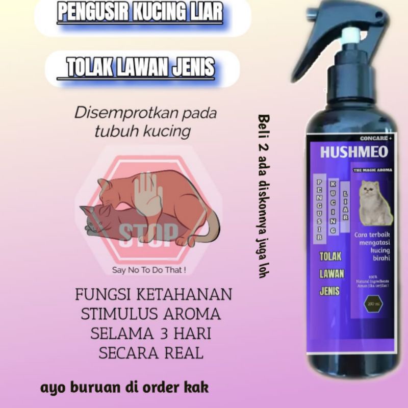 hushmeo pengusir kucing, tolak lawan jenis. khusus kucing