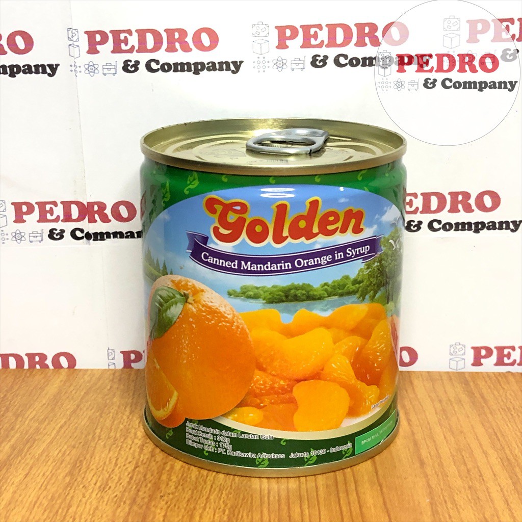 

Golden canned mandarin orange in syrup 312 gr - jeruk kaleng manis
