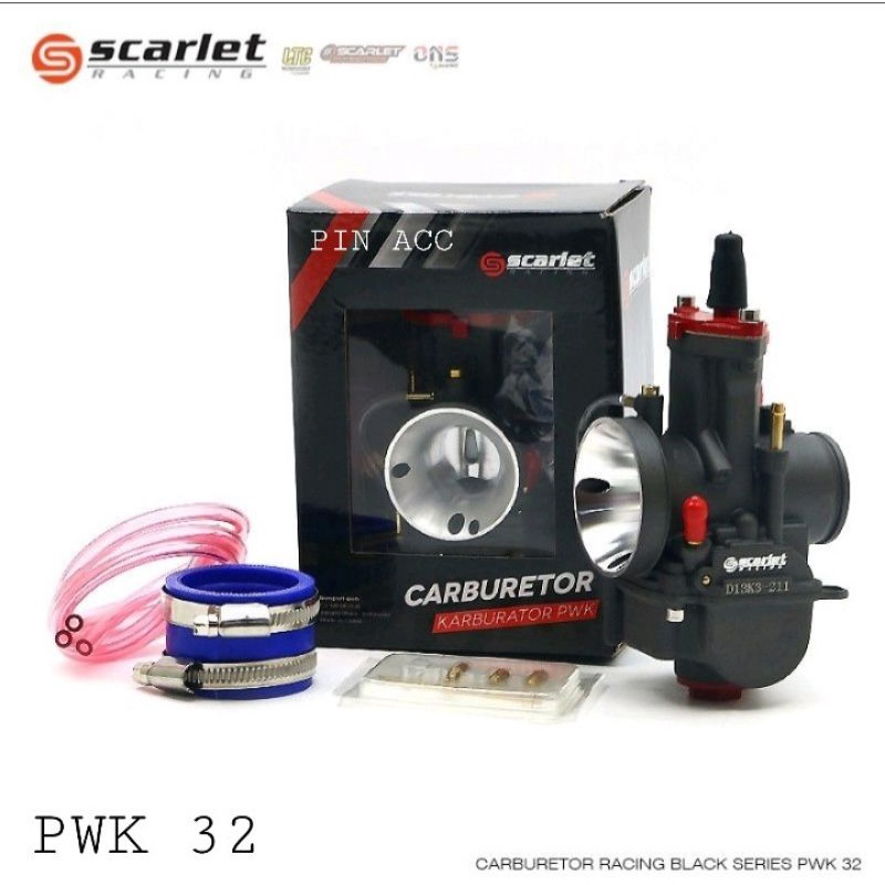 Karbu karburator Scarlet black series PWK 28 / 30 / 32 / original scarlet