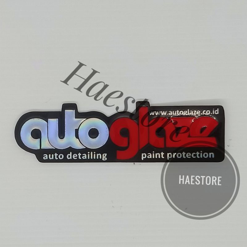 

Stiker Emboss Logo AutoGlaze