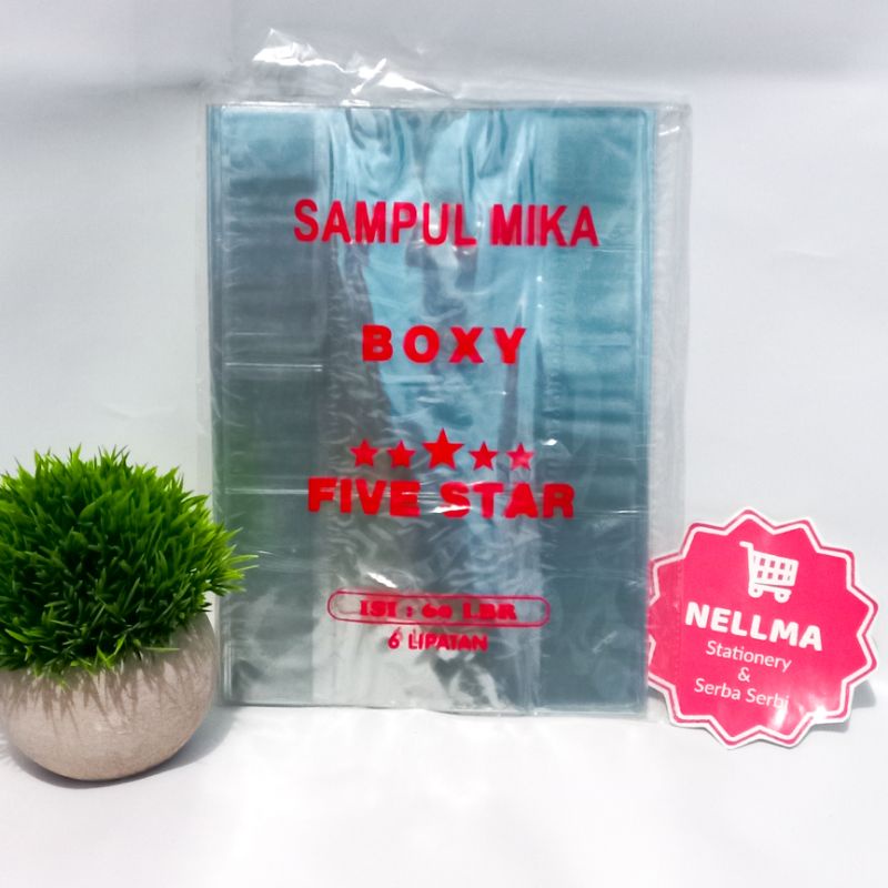 

Sampul Plastik Mika Ukuran BOXY ( isi 10 lembar ) Sampul buku BESAR