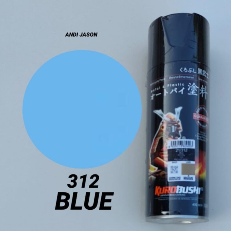 CAT SEMPROT SAMURAI PAINT 400CC NO 312 BLUE