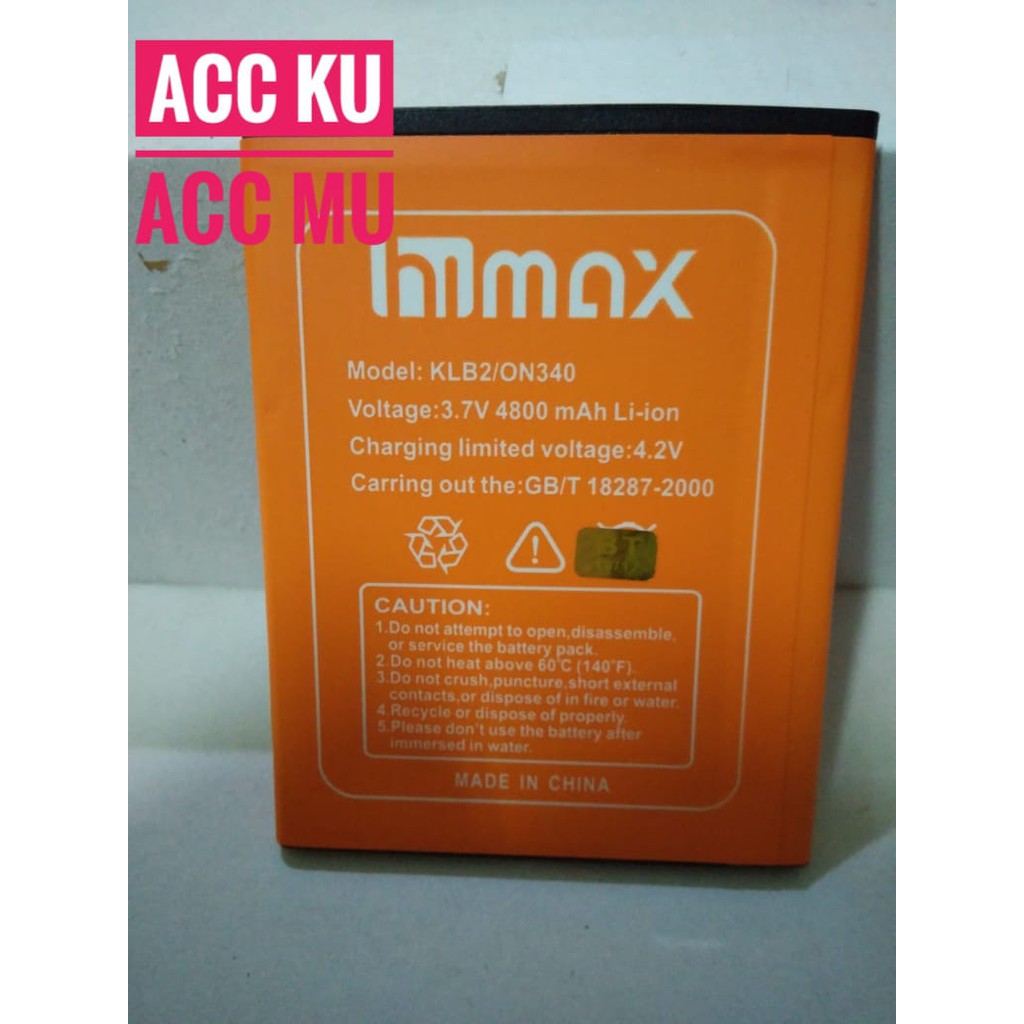 BATRE BATTERY BATERAI HIMAX PURE 3 KLB2 ON340 ORIGINAL 99