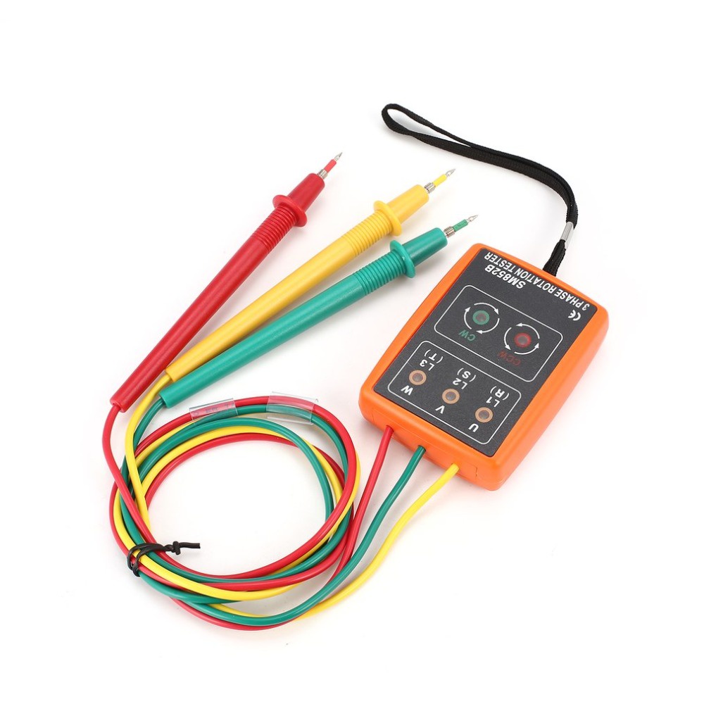 SM852B Digital Phase Sequence Meter Three-phase AC Phase Sequence Meter