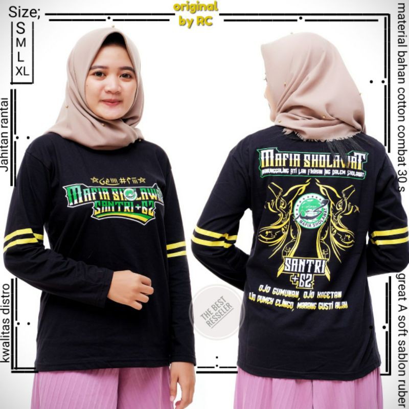 Kaos Mafia Sholawat Pria Kaos Mafia Sholawat Wanita Baju Mafia Sholawat Abah Ali Kaos Nu Shopee Indonesia