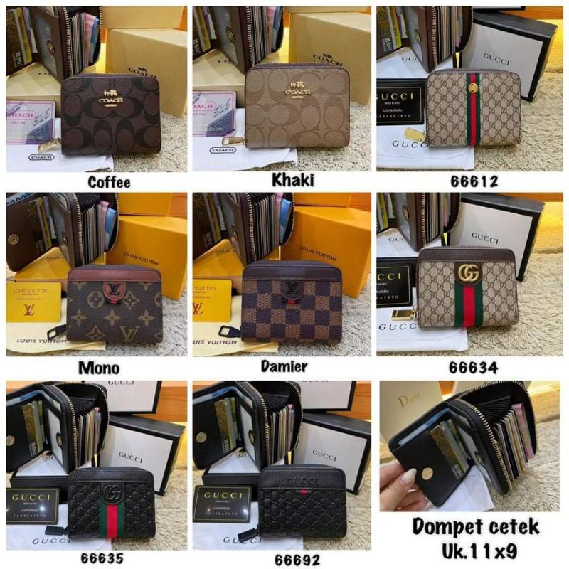 BEST SELLER aneka dompet cetek mini dompet kartu dompet uang free box