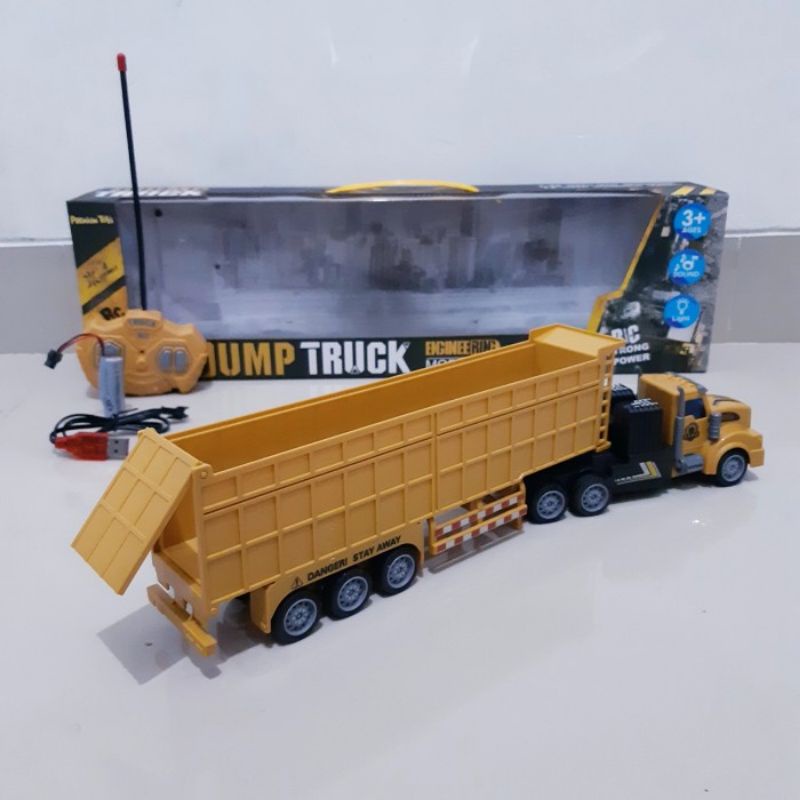 Mainan RC Dump Truck Remote Control - Mobil Truk Pasir Remot Anak Laki