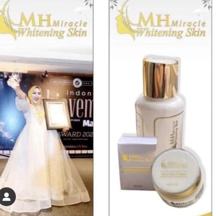 ps✹Ready Stok✿ MH MIRACLE WHITENING SKIN Kemasan Baru BPOM RI 100% ORIGINAL AGEN RESMI 80 ✹