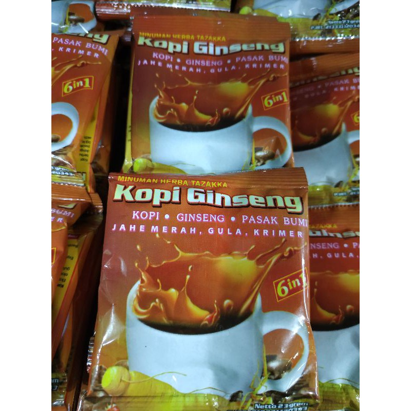 

Kopi Ginseng plus Krimer Tazakka - Minuman instan