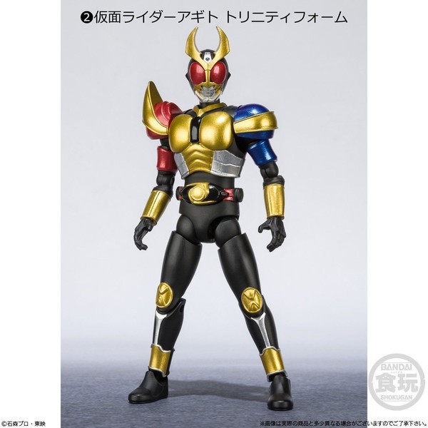 SHODO-X Kamen Rider 6 Kamen Rider Agito Trinity Form (10cm)