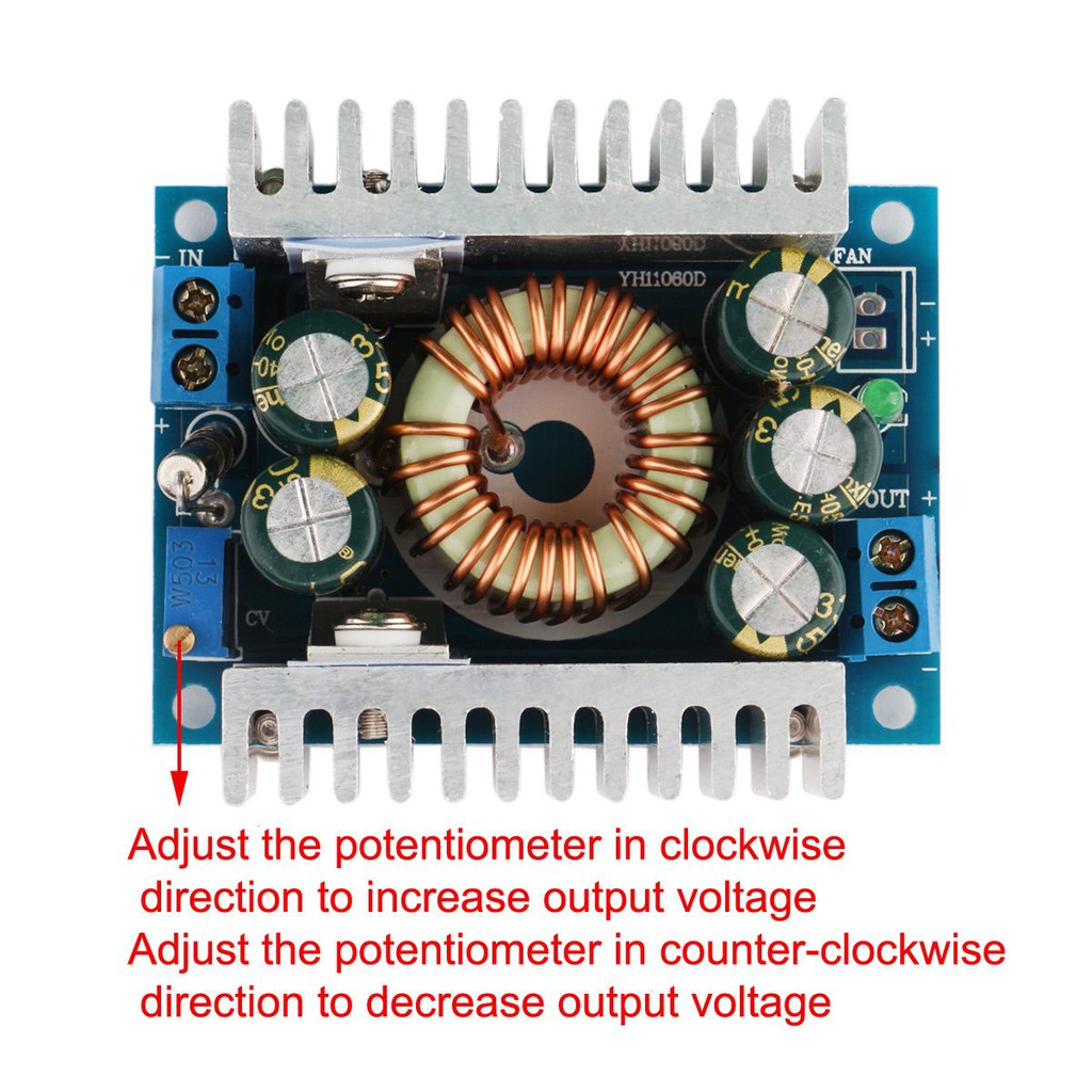 Step Down Buck Module 12A Power Supply 300W Constant Current &amp; Voltage