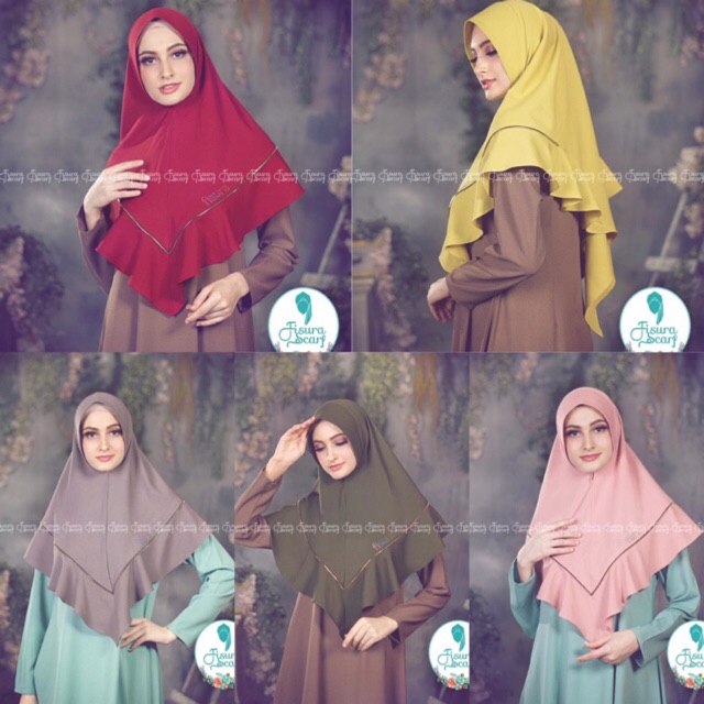 FISURA SCARF | Khimar HILYA Zipper New