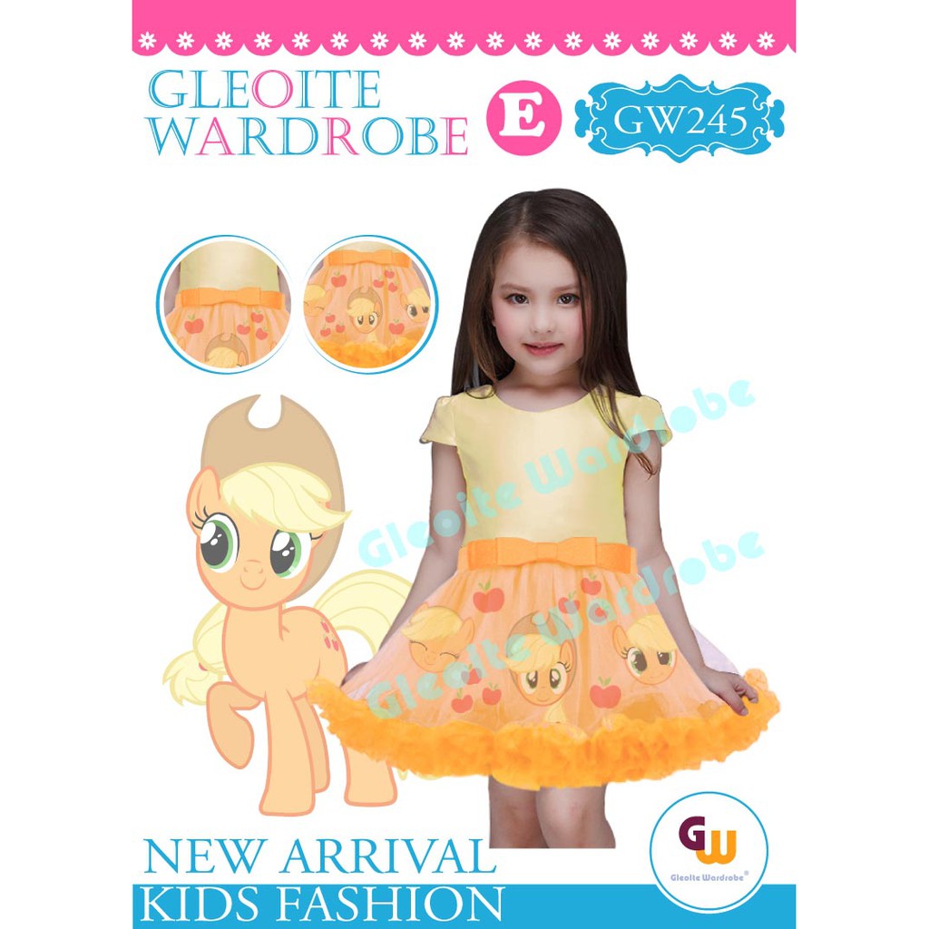 GW245 DRESS LITTLEPONY FROZEN TEEN