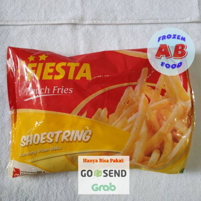 

Fiesta Shoestring 500 gram Fiesta Kentang Goreng Beku Fiesta French Fries 500 gr Kentang Beku Fiesta