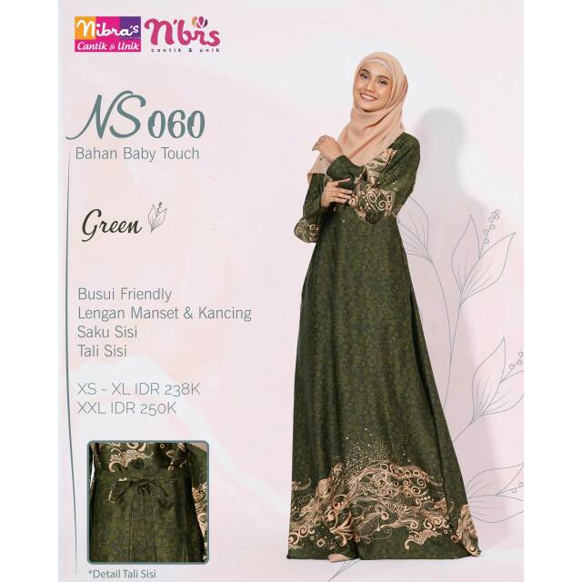 Nibras NS 060 green, burgundy, black & navy